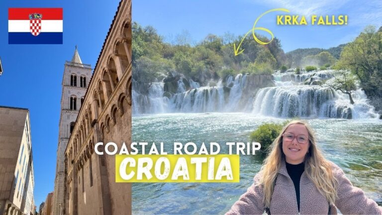 Croatian Coast & Stunning Waterfalls on our Balkans Road Trip vlog 2