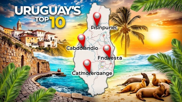 Uruguay Top 10 Places To Visit 🇺🇾 | Hidden Gems & Iconic Spots! 🌏